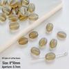 Czech-Style Coffee Bean Beads: DIY Jewelry Beading Supplies for Bracelets, Necklaces, Earrings