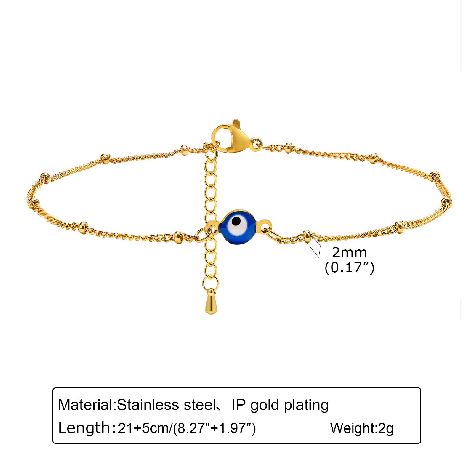

Stainless Steel Pearl Anklets Bracelet for Women, 18k Gold Plated Foot Chain Adjustable Stackable Bracelets on Leg Jewelry