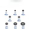 180Pcs Boxed Black Rubber Grommet M3-M18 Double Sided I-Type Wire Protector Kit