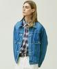 Knd Rivet 2Nd Type Washed Denim Trucker Jacket Blue
