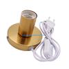 Y5GD E27 Lamp Holder Light Socket Replacement Metal Desktop Lamp Base Holder