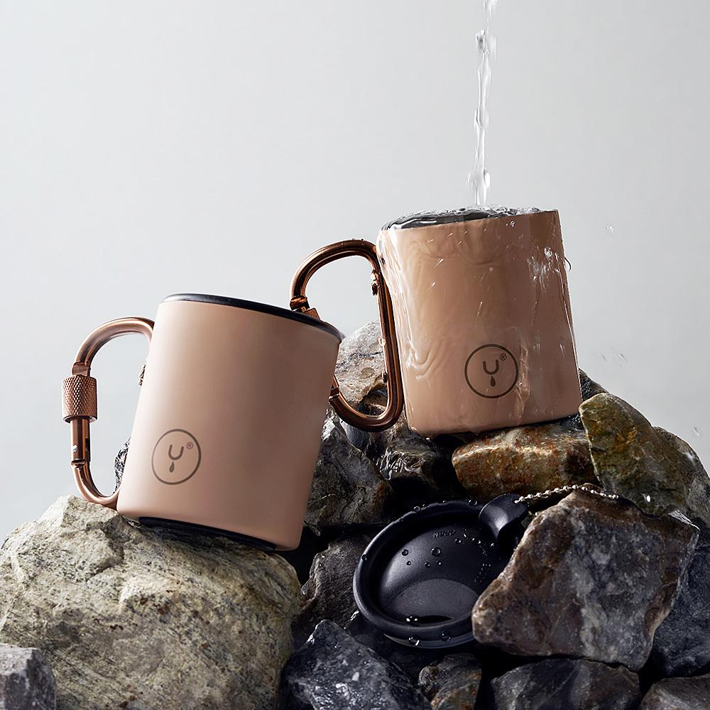 STAY24 Stainless Steel Ping Ping Mug (220ml) Cup BPA Free Beige