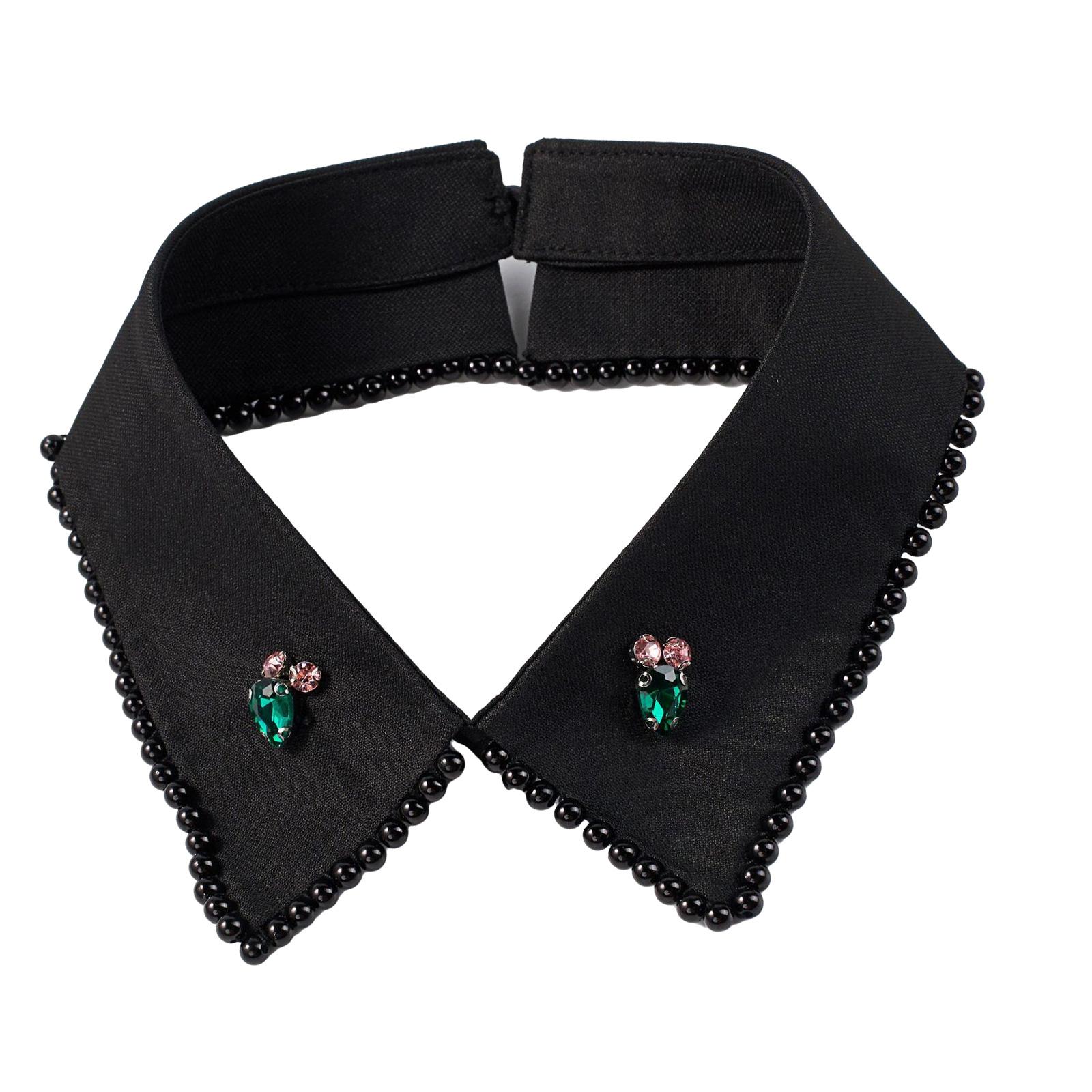 

Detachable Accent Collar Lightweight Polyester Fabric Layering Piece Compatible With Sweaters And Blouses