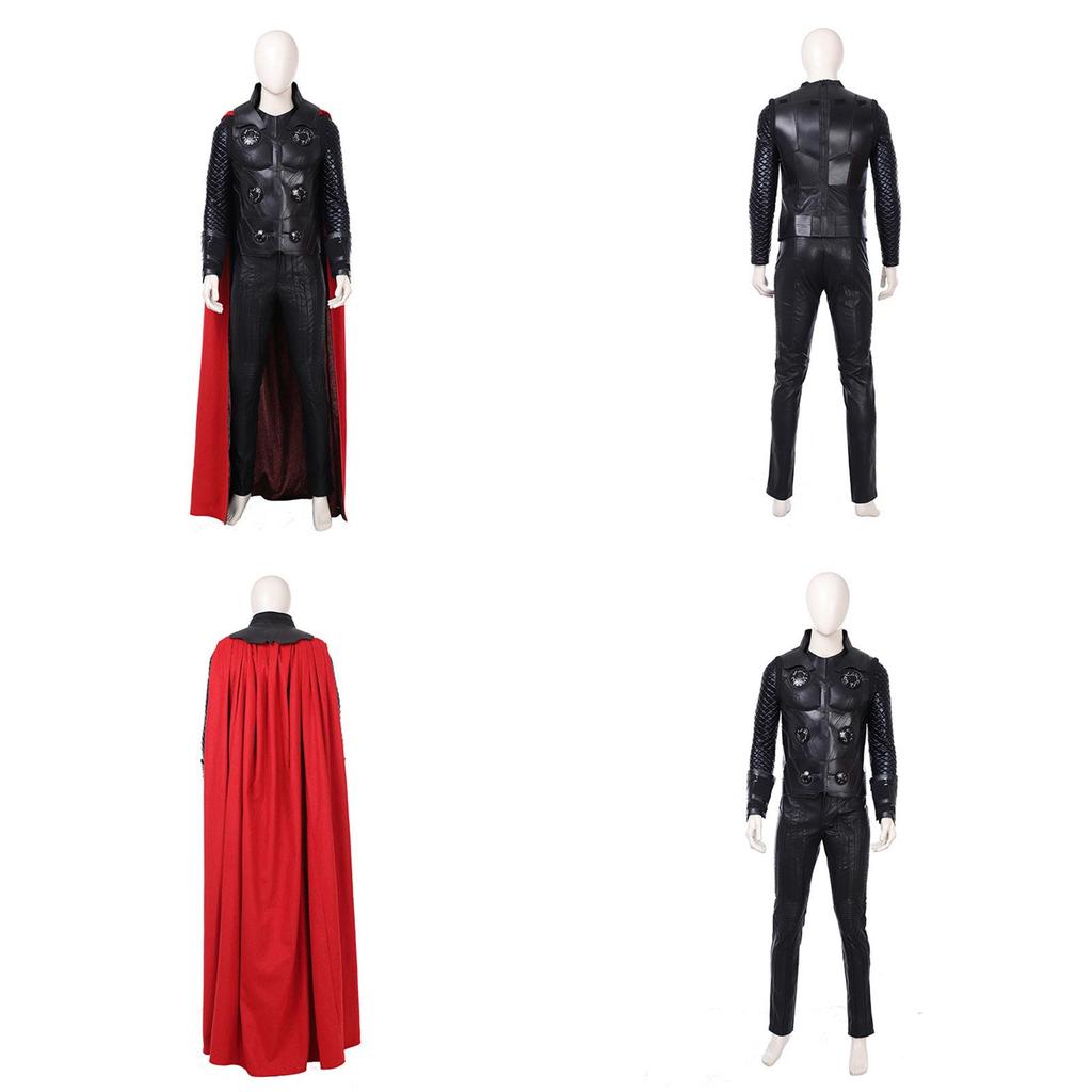 War Infinity Avengers Thor Odinson Cosplay Costume Full Suit Halloween Party