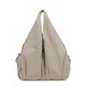 Casual Large Capacity Tote Bag Double Zipper Design Versatile Commuting Handbag  Travel