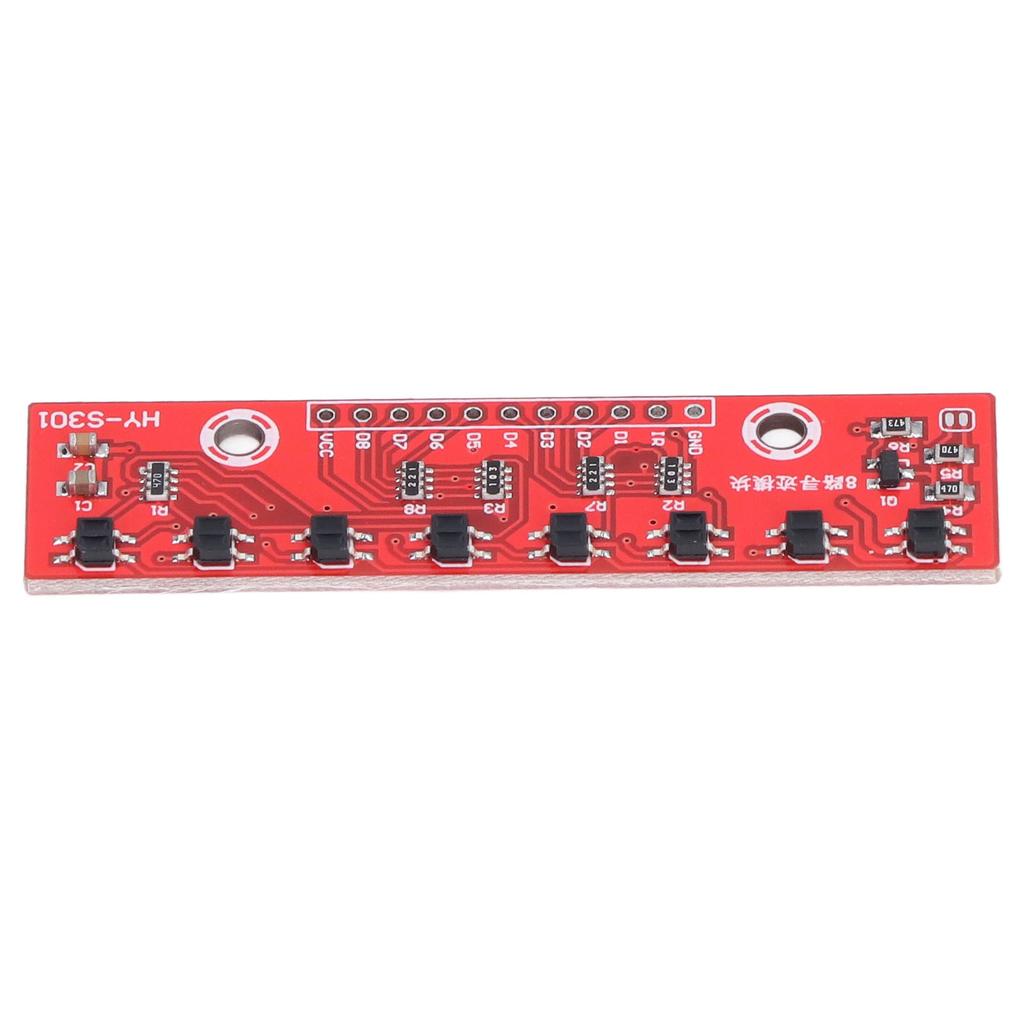 Tracking Module 8 Channel Infrared Detection Sensor PCB 8bit Detector Hunt Board