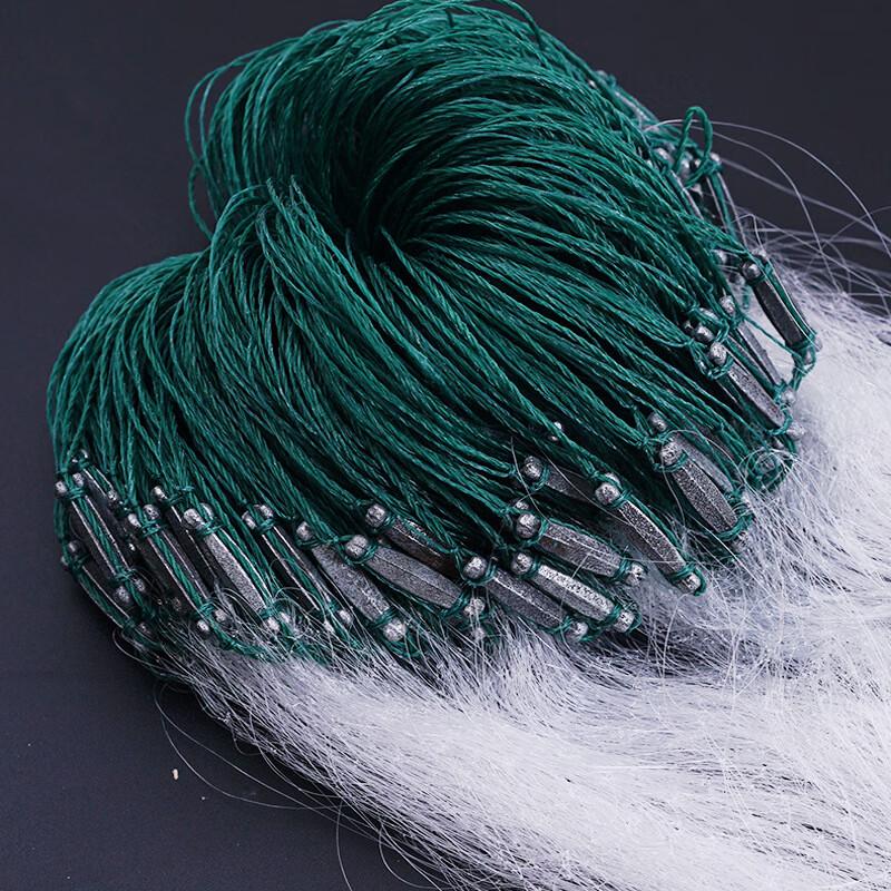 Three-Layer Sinking Fishing Gill Net with Thickened Steel Rope