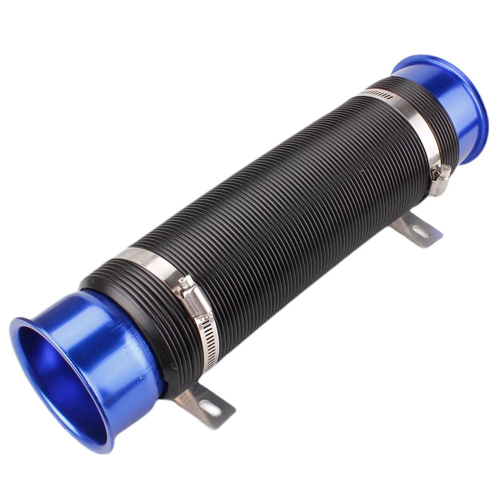 76MM Auto Studený Vzduch Turbo Sání Vstupní Potrubí Nastavitelná Flexibilní Hadice Potrubí Studené Sání Potrubí