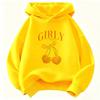 Y2k Girls Cherry Design Printed Fashion Sweatshirt Kids Children's Sweatshirts Hoody for Boys Girls Casual Hoodies Clothes