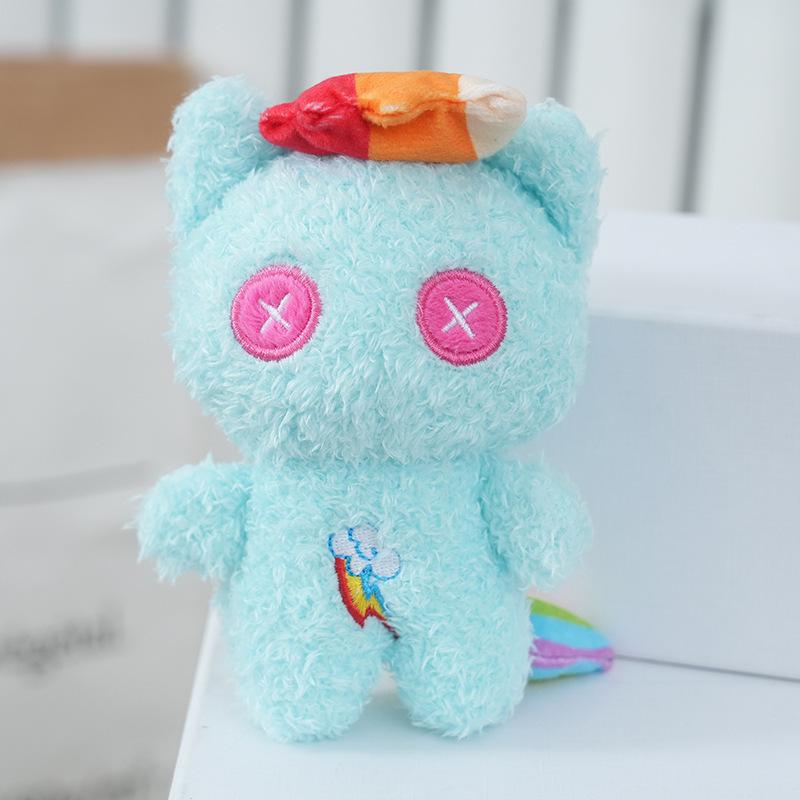 Cute My Little Pony Plush Doll Keychain - Adorable Cartoon Pendant