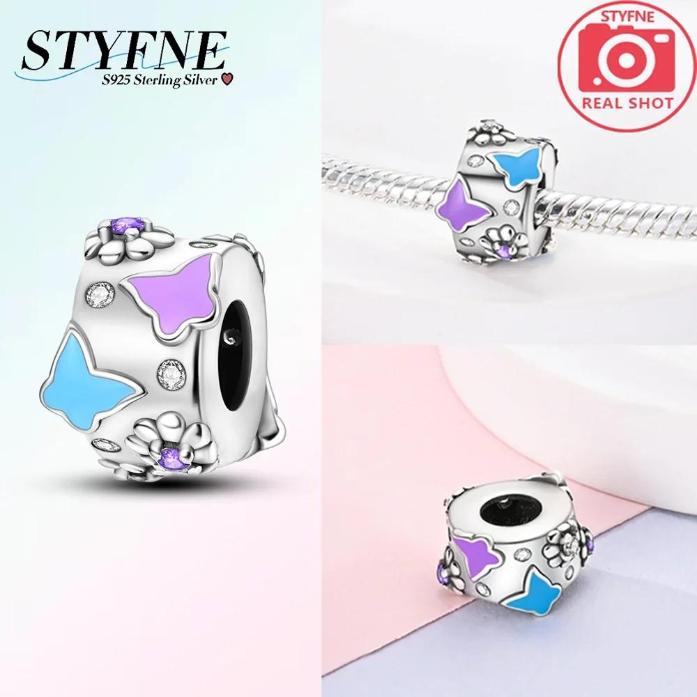 

Charms Copper Original Pink Iris Flower Heart Unicorn Four-Leaf Clover Beads Fit Bracelet Women Jewelry Making Diy