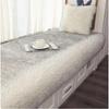 Plush White Faux Wool Rug for Bedroom, Living Room, and Bay Window.