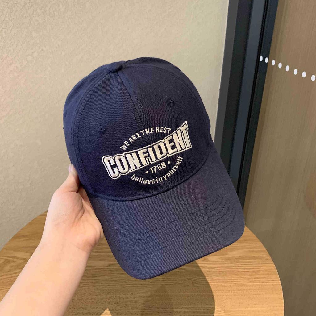 Fashion Hat Big Head Circumference Baseball Cap Female American Retro Face Small Versatile Embroidered Cap Male Summer Sunshade Sunscreen Tide
