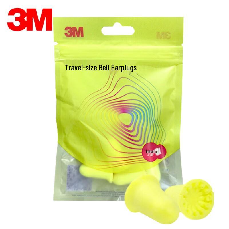 3M Travel Noise-Cancelling Earplugs, 20 Pairs 20 Pairs