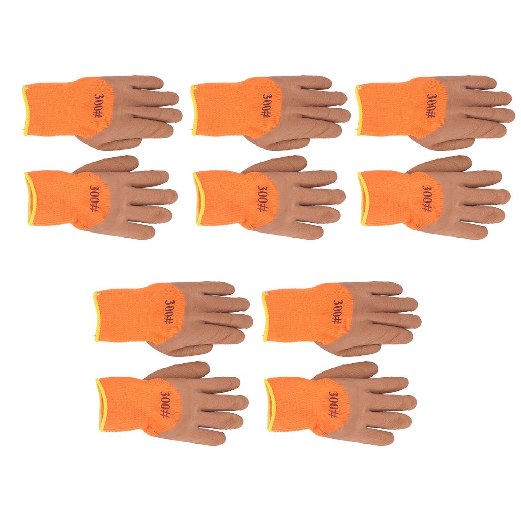 5 Pairs Work Gloves Waterproof Thermal Insulated Working Safety Gloves for Winter Operation