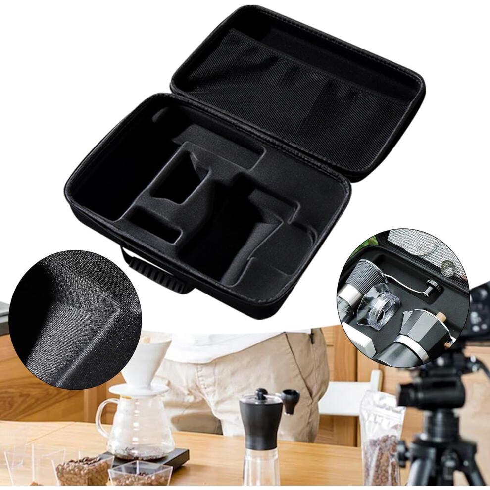 Coffee Machine Travel Bag with Compartments for Coffee Tools and Accessories for Home Office Camping