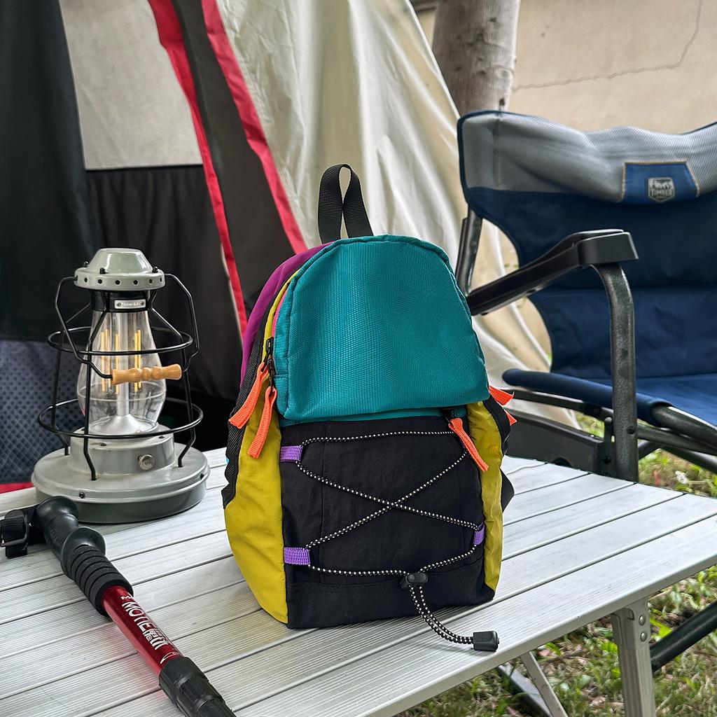 Schoolbag Mountain Series Lightweight Backpack for Men and Women, Casual Outdoor Small Backpack, Personalized Sporty Style, Simple and Versatile,