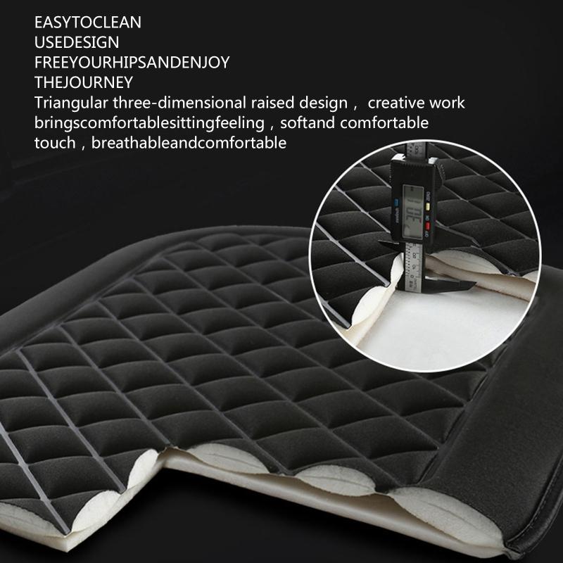 Car for Seat Cushion Driver for Seat Cushion With Comfort Memory Foam Non-Slip Rubber Vehicles Office Chair Home Pad for