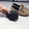 Old Beijing Cloth Shoes Women's Fluffy Shoes Winter Outer Wear Piled Thickened Lazy Women's Shoes Winter Foreign Style Non-slip Mother Shoes