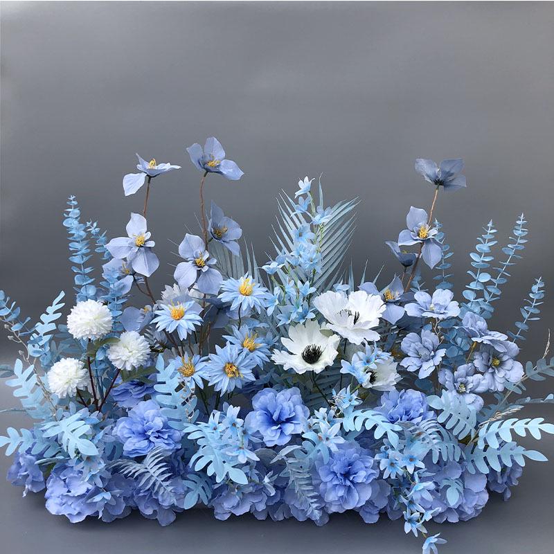 Complete Wedding & Banquet Artificial Flower Set: Ground Rows & Table Decor