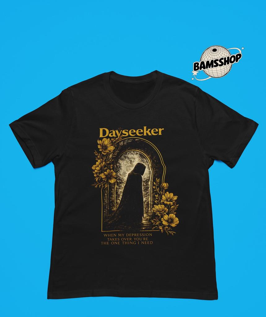 T-Shirt Dayseeker - Maglietta Metal Unisex - Creatura nella Notte Nera - Abbigliamento Regalo - T-shirt Grafica - Concerto