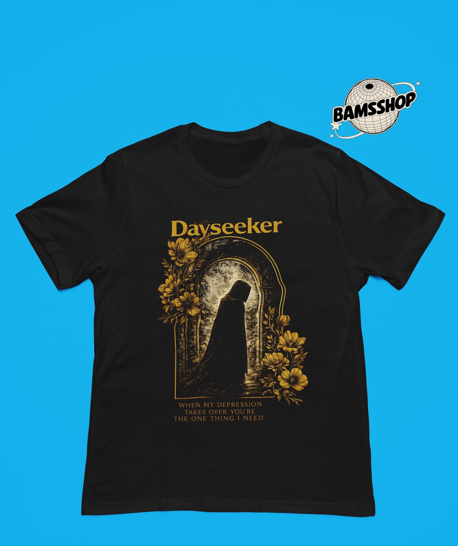 Dayseeker T-Shirt - Unisex Metal Shirt - Creature in The Black Night - Gift Apparel - Graphic Tee - Concert S