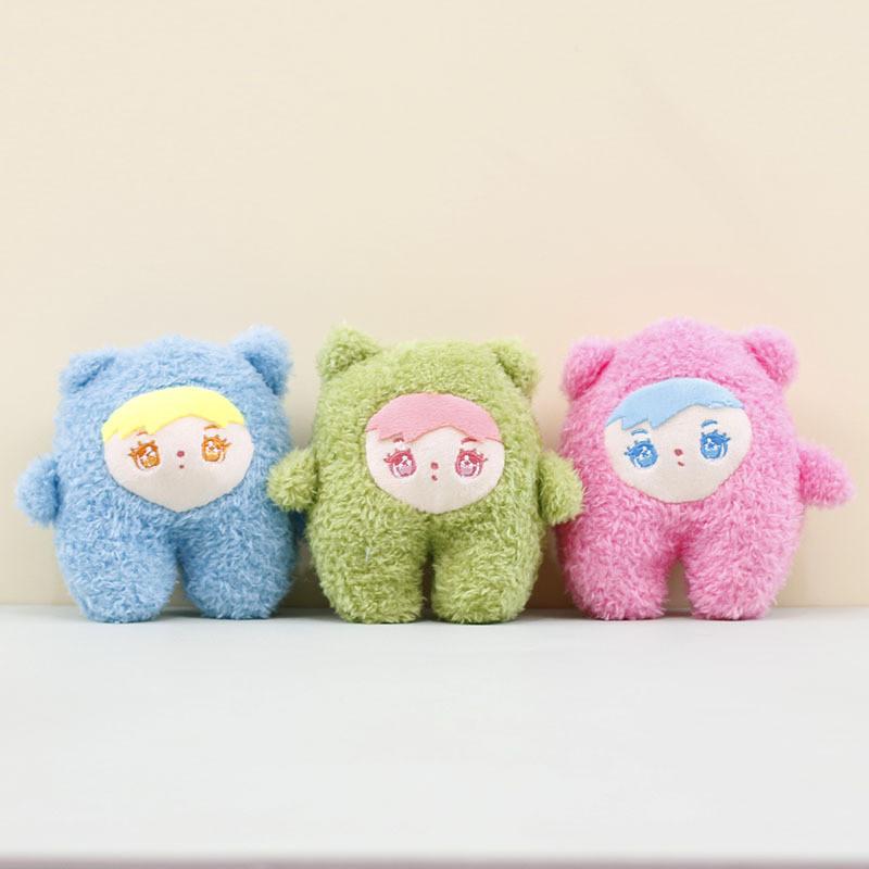 Adorable Plush Doll Keychain Cute Cartoon Bag Charm Stuffed Toy For Kids