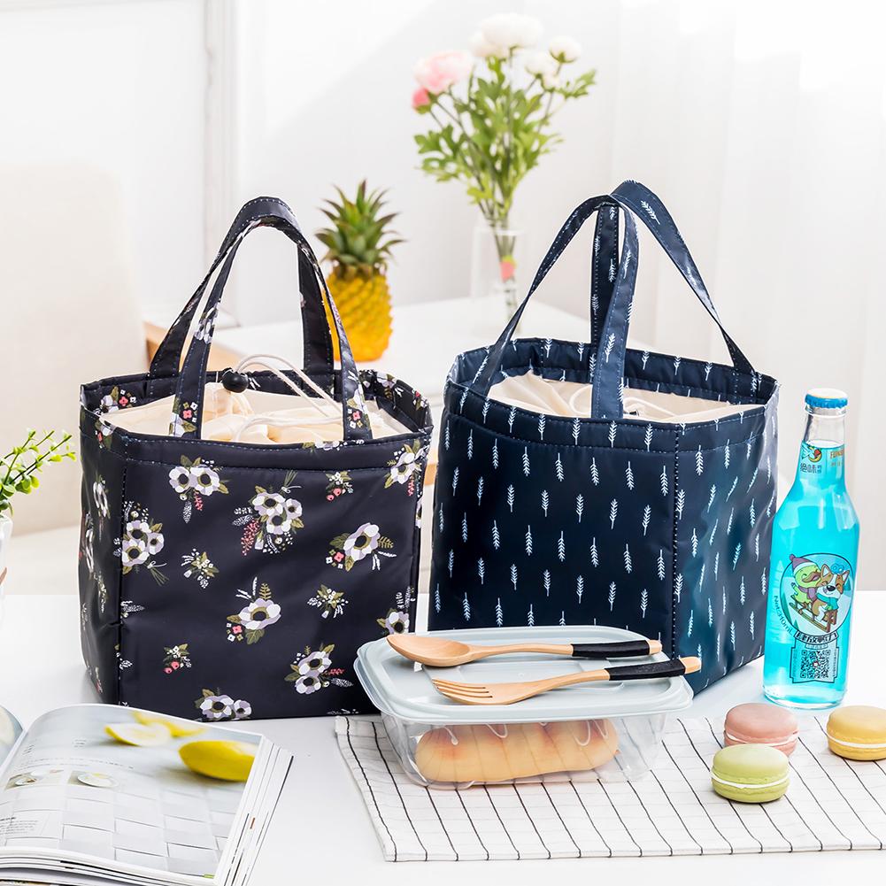 Large Capacity Fresh Insulation Cold Bales Thermal Oxford Lunch Bag Waterproof Leisure Bag Handbag