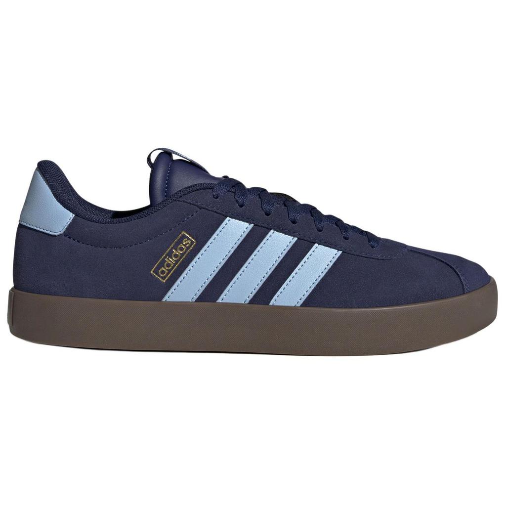 New Adidas VL COURT 3.0 Slip Resistant Abrasion Resistant Low Top Skateboard Shoes Men's Blue JP7537