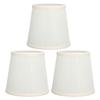 3Pcs Table Lampshade Hand Crafted High Transmittance Soft Cloth Highly Durable Safe Design Small