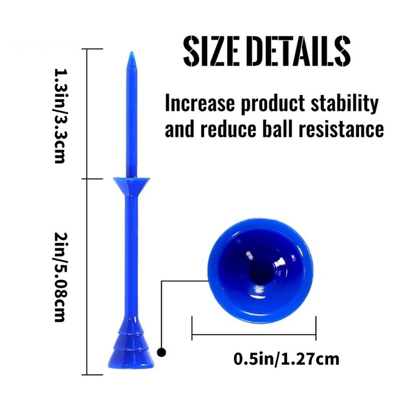 Pack of 10 Golfs Support Tees Golfs Base Golfs Holder Tees Standard Golfs Tees Castles Golfs Tees for Driver Training