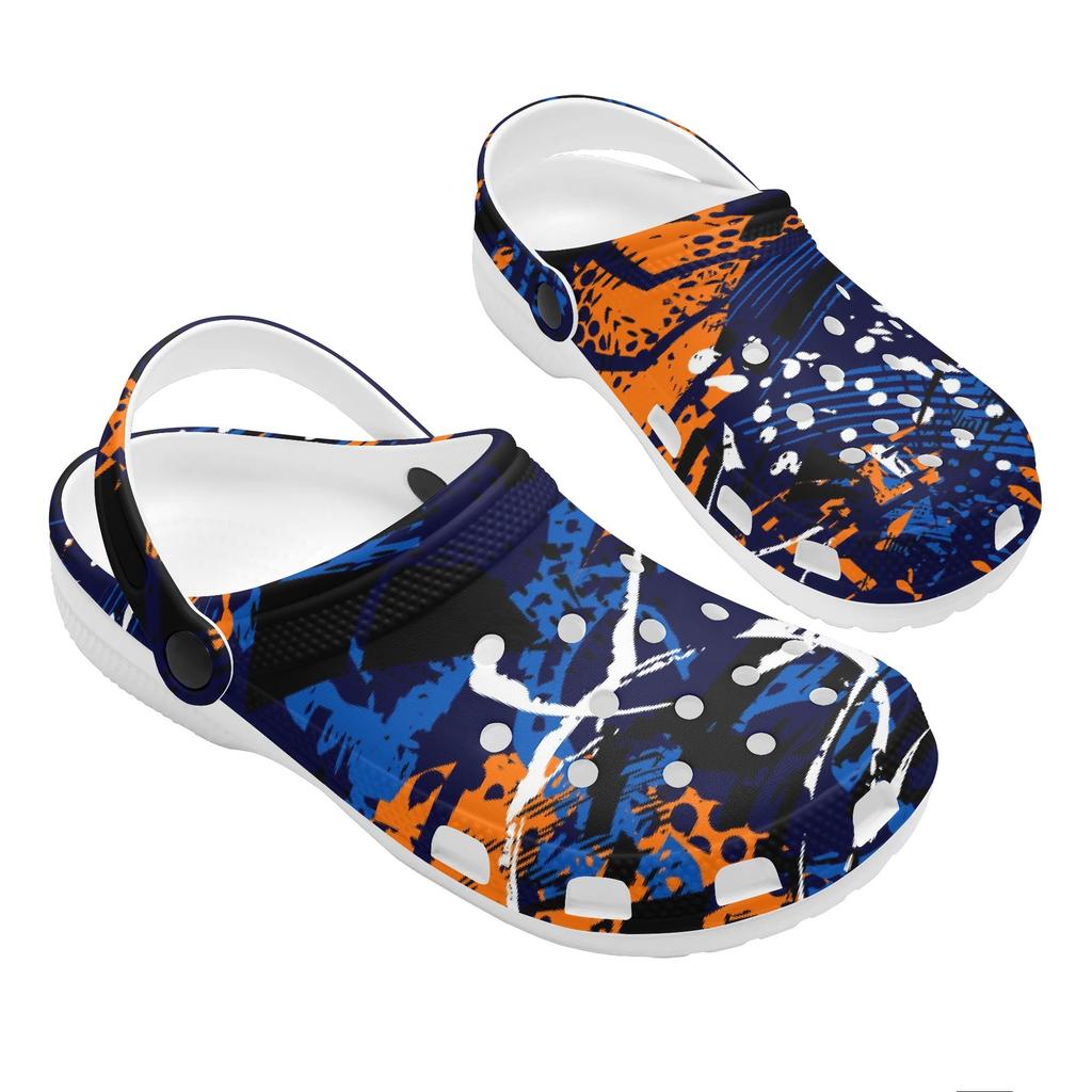 Breathable Printed Garden Clogs EVA Lightweight Slip On Shoes Women Men Beach Pool Bathroom Home Summer Sandals Daily Sandals