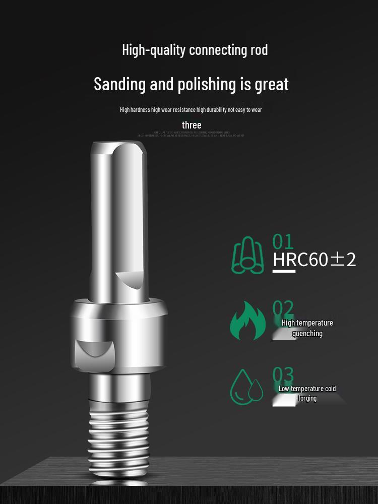 Baolian Electric Drill To Angle Grinder Converter Kit: Chuck, Connecting Rod, and Cutting Attachment