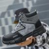 Hot-selling Safety Shoes for Men, Anti-smashing and Anti-piercing Four-season Shoes, Light and Comfortable, High-top Labor Insurance Shoes for Men