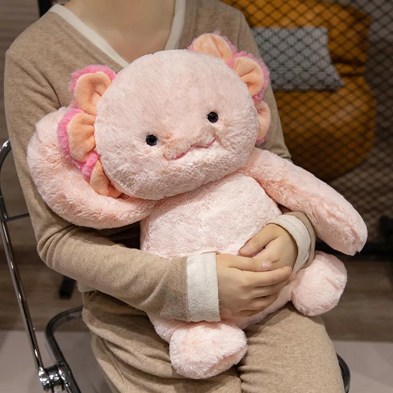 

Мультяшные животные, плюшевые игрушки, плюшевая игрушка аксолотль, ленивец, лягушка, собака, кукла, пушистая, милая, обнимающаяся подушка для детей, подарок на день рождения 30cm