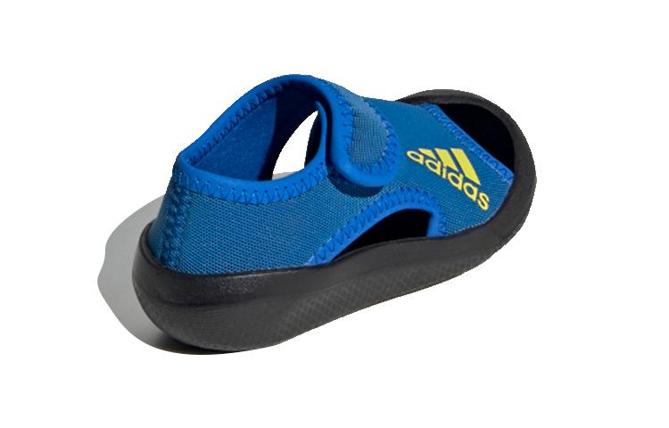 Adidas Slip Resistant, Abrasion Resistant, Breathable Low top Sandal Blue Infant And Toddler FV8893