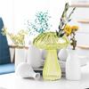 Home Decor Household Mushroom Shape Flower Bottle Aromatherapy Bottle Glass Vase Desktop Ornament