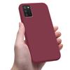 Thin Case for Samsung Galaxy A02s, Slim, Burgundy