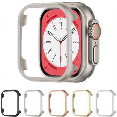 Aluminum Alloy Case For Apple Watch Ultra 3 49mm 11 10 9 8 7 46mm 42mm 45mm 41mm Protective Frame iWatch 6 5 SE 44mm 40mm Shell