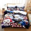 Fashion 3D Anime Bed Sheet Set  Gintama Bedding Set Single Twin Full Queen King Size Bed Set Adult Kid Bedroom Duvet Cover Sets
