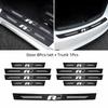 Car Door Sill Protector Sticker Threshold Non-slip Pad Mat For VW GTI Rline Polo Golf 6 7 Passat CC Tiguan Arteon T-ROC Scirocco Zr8