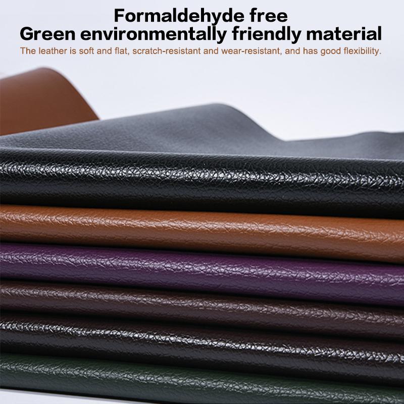 13Pcs/Set Self-Adhesive Leather Upholstery For Car Seat Sofa Chair Black Leather Repair Patch Refurbish Hole Artificial Stickers