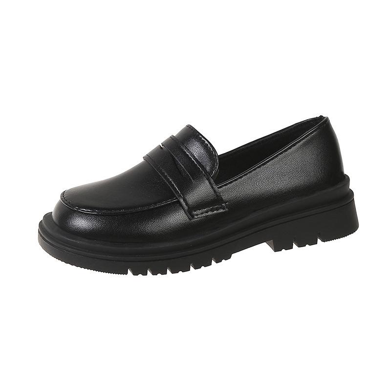 

Boys Black Leather Shoes - British Style, Soft Sole, Medium to Large Kids, Spring/Autumn 2026 Sizes 26-30 / Set of 5 pairs чёрный