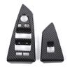 For BMW 6 Series E63 E64 2004-2009 ABS Carbon Fiber Car Door Window Lift Switch Button Frame Panel Trim Interior Car Accessories
