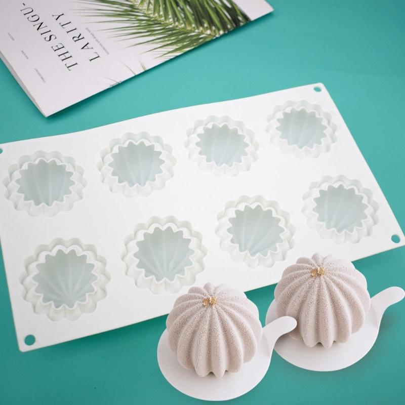 3D Cake-Decor Chocolate Mold 8-Cells Cactus-Ball Fondant Mold Cake-Topper Tools Candy Baking-Mold Easy to Clean