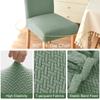 T Woven Jacquard Fabric Chair Cover For Dining Room Room Wedding Event Hotel Banquet Home Stretch Spandex Chair Covers High Elasticity Seat Case