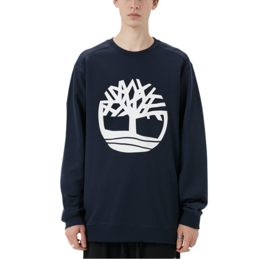 Timberland Sweatshirts Men's Navy Blue Crew Neck Thickened Regular A277C-U10
