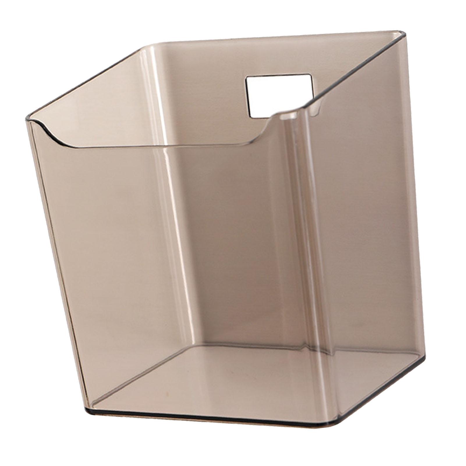 Контейнер для хранения чеснока и имбиря Настенный кухонный органайзер для хранения лука Держатель Многофункциональный контейнер для боковой двери холодильника Transparent Black