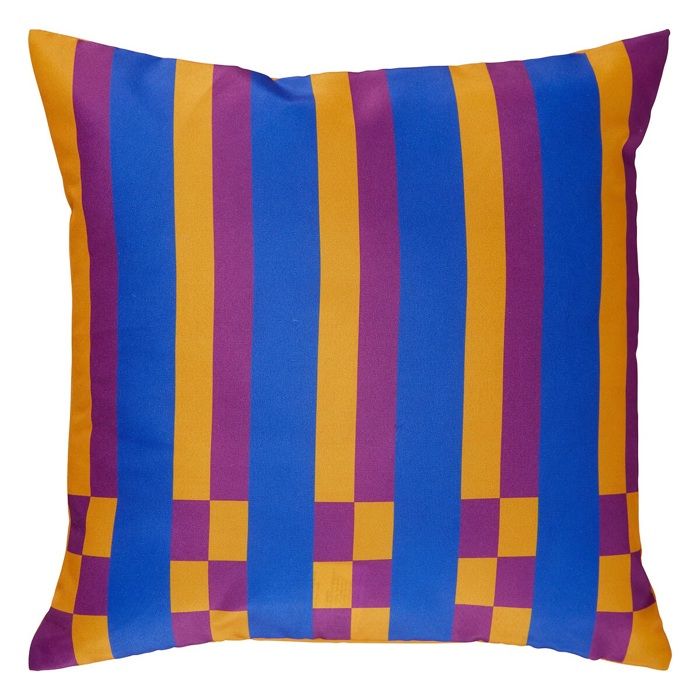 Housse de coussin exterieur 40 x 40 cm Pia raye