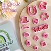 KEOKER St. Patrick's Day Polymer Clay Cutters, The Day of The Shamrock Clay Cutters for Polymer Clay Jewelry, Guinness Clay Earring Cutters, 13